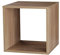 Top Marques Collectibles Bücherregal Taylor & Brown® aus Holz mit 1, 2, 3, 4 Ablagen Modern Cube eiche