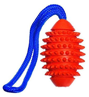 Karlie Ruffus Vollgummi Aqua Football L: 26 cm ø: 9 cm orange