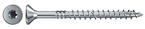 Fischer Power-Fast, 5 x 80, Senkkopf TG TX, verzinkt, blau, 652456, 200 Stück