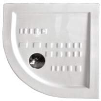 Ceramica Althea - Piatto Doccia Ito 80X80X5,5H Curvo Completo di Piletta Sifonata