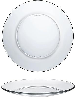 Duralex Made In France Lys - Plato de postre (17,78 cm, 6 unidades), transparente
