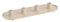 J-Line Kerzenhalter - Metall - beige - 4 Stücke