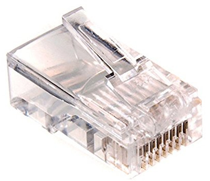Maclean MCTV-662 100 x RJ45 8P8C CAT5 5e Netzwerk Stecker Netzwerkstecker Draht