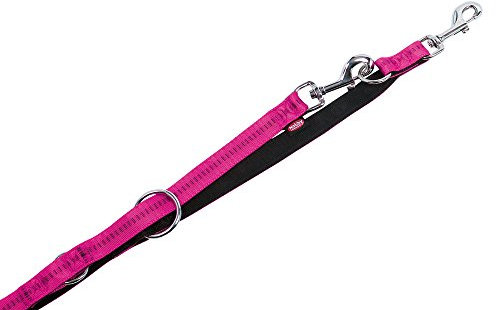 Nobby Führleine Soft Grip, Fuchsia/schwarz L: 200 cm, B: 25 mm, 1 Stück