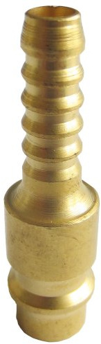 Einhell Original Stecktülle Ø 6 mm | Kompressor-Zubehör | Messing | zur Verbindung von Kompressoren, Schläuchen & Druckluft-Werkzeugen