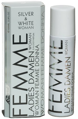 Omerta Silver and White Woman - Eau de Parfum - 100 ml, 1er Pack (1 x 100 g)