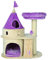 Trixie My Kitty Darling Kratzschloss, 90 cm, beige/flieder