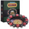 Premier Housewares Easily Maintained Shot Roulette | Minimised Spillage Of Our Drinking Roulette Game | Highly Giftable Roulette Wheel Game | Compact Roulette Drinking Game