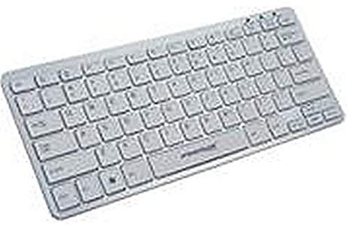 Primux K100W - Teclado Delgado, Color Blanco