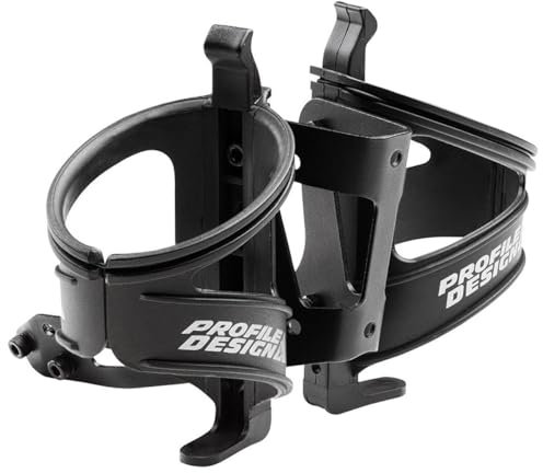 Profile Design Unisex – Erwachsene Flaschenhalter RML System, Schwarz, Einheitsgröße