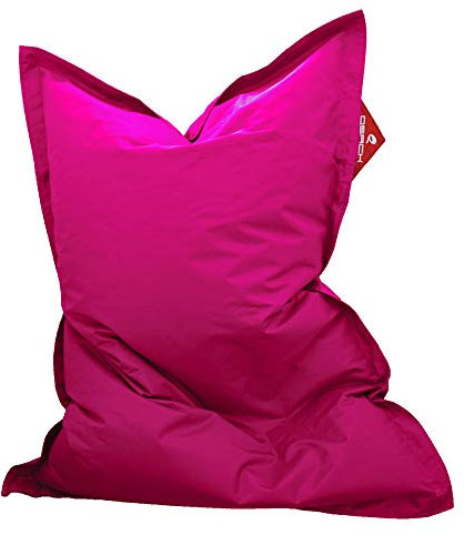 QSack Kindersitzsack Outdoorer, mit Innensack und Deutscher Qualitätsfüllung, 100x140 cm (pink)