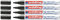 edding 751 Lackmarker M Spitze (4er Pack, schwarz), 4 Stück