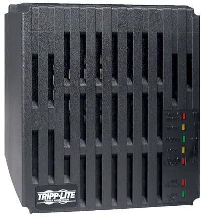 Tripp Lite LC1200 Power Conditioner for Audio Equipment, Appliances, Home Theater & More | 1200W, 120V, 4 Outlets, Voltage Regulator (AVR), EMI/RFI Filter, Line Conditioner, 1200 Joule Surge Protector
