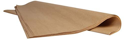 Clairefontaine 895771C Packung mit 25 Blatt Kraftpapier (60g, 70 x 100 cm, ideal für Kunstprojekte und zum Einpacken) Naturbraun