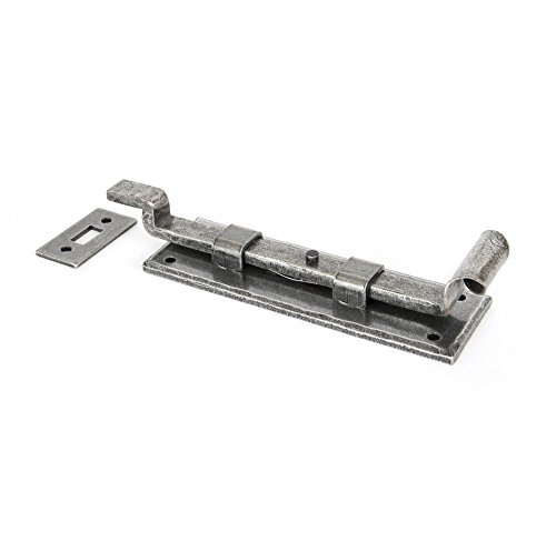 From The Anvil Pewter 6 Inch Cranked Door Bolt