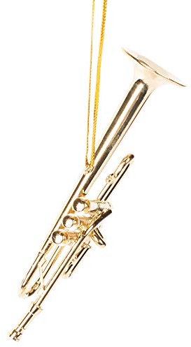 Broadway Gifts Goldene Trompete, 8,9 cm