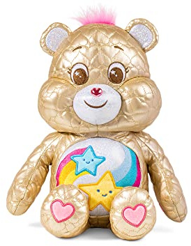 Care Bears | Limited Edition Quilted Dare to Care Bear | Collectible Cute Soft Toy, Cuddly Toy for Boys and Girls, Medium Plush Teddy, Plushie for Kids, Children Ages 4+ | Basic Fun 22335