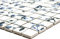 Mosaik Quadrat Strawberry Keramik Mosaik, Mosaikstein Format: 23x23x6 mm, Bogengröße: 300x300 mm, 1 Bogen/Matte