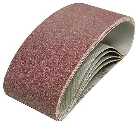 Silverline Bosch 185706 - Set di nastri abrasivi, 75 x 457 mm, grana 60, 5 pz.