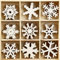 Knorr Prandell 2118521105 Holzornamentbox, Motiv Eiskristalle, Natur