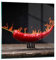 ARTTOR Bilder auf Glas Chili Paprika Bio Landwirtschaft Glasbild 30x30cm Wandbilder Dekoration Wohnzimmer Schlafzimmer Küche Deko Klein Wanddeko Bild im Glas Wand Kunstdruck Art Modern GAC30x30-3193