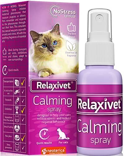 Relaxivet Calming Spray For Cats & Dogs