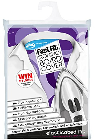 JML Expressions Fast Fit Ironing Board Cover 139 x 49cm (styles may vary)