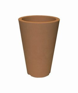 kunstpflanzen-discount.com Blumentopf aus Kunststoff, Höhe 35cm, Durchmesser A1 24cm, Farbe: Tonfarbig - Übertopf Pflanztopf Blumen Töpfe