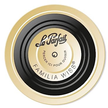 Le Parfait - Boite de 12 capsules Familia Wiss - 110mm - Noir, Or