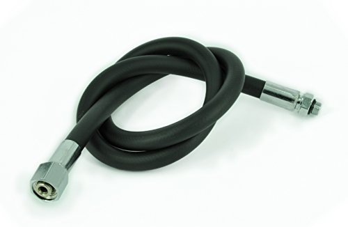 Best divers Fouet Standard en Caoutchouc Noir 80 cm 9/16F 3/8M