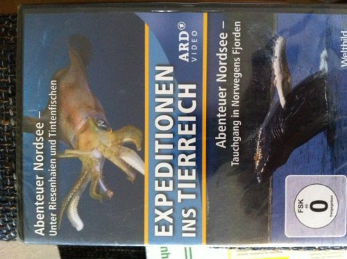 Expeditionen ins Tierreich - 2 Folgen - Abenteuer Nordsee - Unter Riesenhaien und Tintenfischen - Tauchgang in Norwegens Fjorden