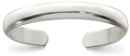 Zehenring aus 925er-Sterlingsilber, massiv poliert, für Damen