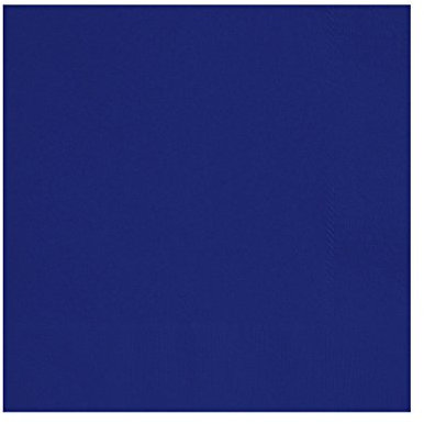 Vibrant True Navy Blue Luncheon Napkins (16cm) 20 Count - Premium Disposable Napkins for Parties and Events