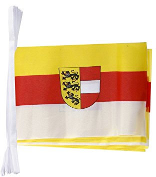 Flaggenfritze® Fahnenkette Österreich Kärnten, Länge 5,9 cm