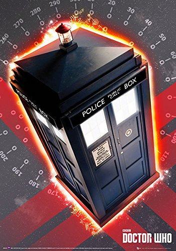 Doctor Who – Tardis – Metallic Foil Poster – 47 x 67 cm zeigt/Poster