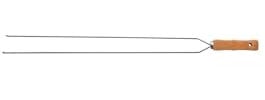 Tramontina - Brochette double Churrasco. 1pc. Inox et bois 85cm.