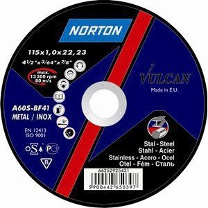 Norton Edelstahl-Schleifscheibe Ø 230 6,4x22,23