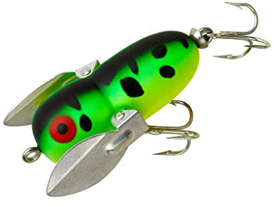 Heddon Tiny Crazy Crawler Fischköder, Fluorescent Green Crawdad