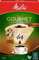 Melitta, 80 filtri per caffè, dimensioni 1 x 4, per caffettiera a filtro, gourmet intenso, marrone