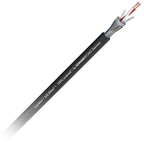 Sommer Cable 3030744D Mikrofonkabel Sc-Primus 2 x 0,50 mm2 Frnc Ø 6,50 mm 100% geschirmt 200-0151F