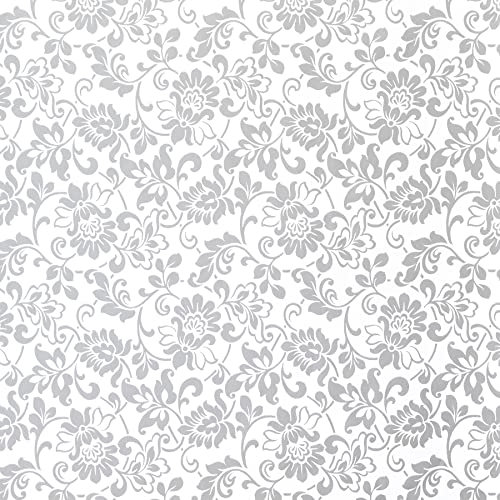 Fablon, Plastica adesiva Heritage 45 cm x 2 m, Argento