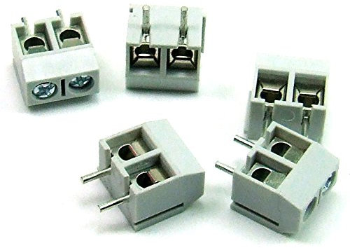 Just-Honest Pezzi/PCS. 5 x Morsettiera Morsetti Connettori/Terminal Block 2 Poli/Way 16A PCB #A733