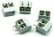Just-Honest Pezzi/PCS. 5 x Morsettiera Morsetti Connettori/Terminal Block 2 Poli/Way 16A PCB #A733