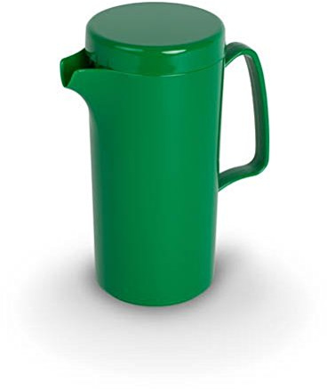 Saftkanne mit Deckel, 600 ml, grün - Wasserkanne Milchkanne Getränkekanne
