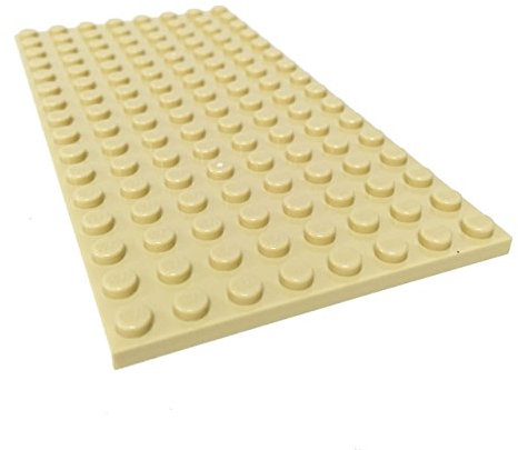 Lego Parts: Plate 8 x 16 (Tan) by Parts/Elements - Plates