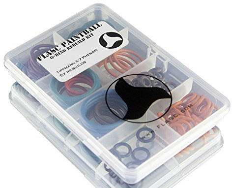 Tippmann X7 Phenom 5 x farbig Paintball O-Ring Rebuild Kit von Flasc Paintball