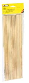 NOCH Holzstreben, 40 cm lang, 35 Stück als Modellbau Zubehör für Gelände- & Gleisbau, perfekt für Terra-Form Strukturen