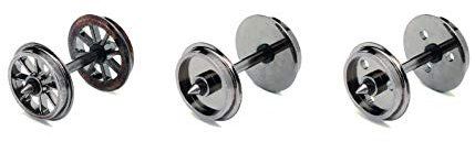 Scheibenräder, 12,6 mm, 10 Stück, Grey