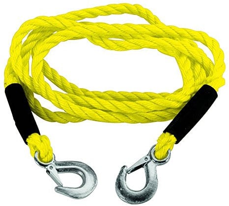 CARPOINT 0178701 Abschleppseil 1800 3 Meter mit Haken Abschleppgurt Auto