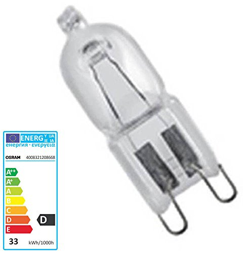 OSRAM Halopin Eco Star G9 Halogen Energy-Saving Lamp 33 Watt, wa